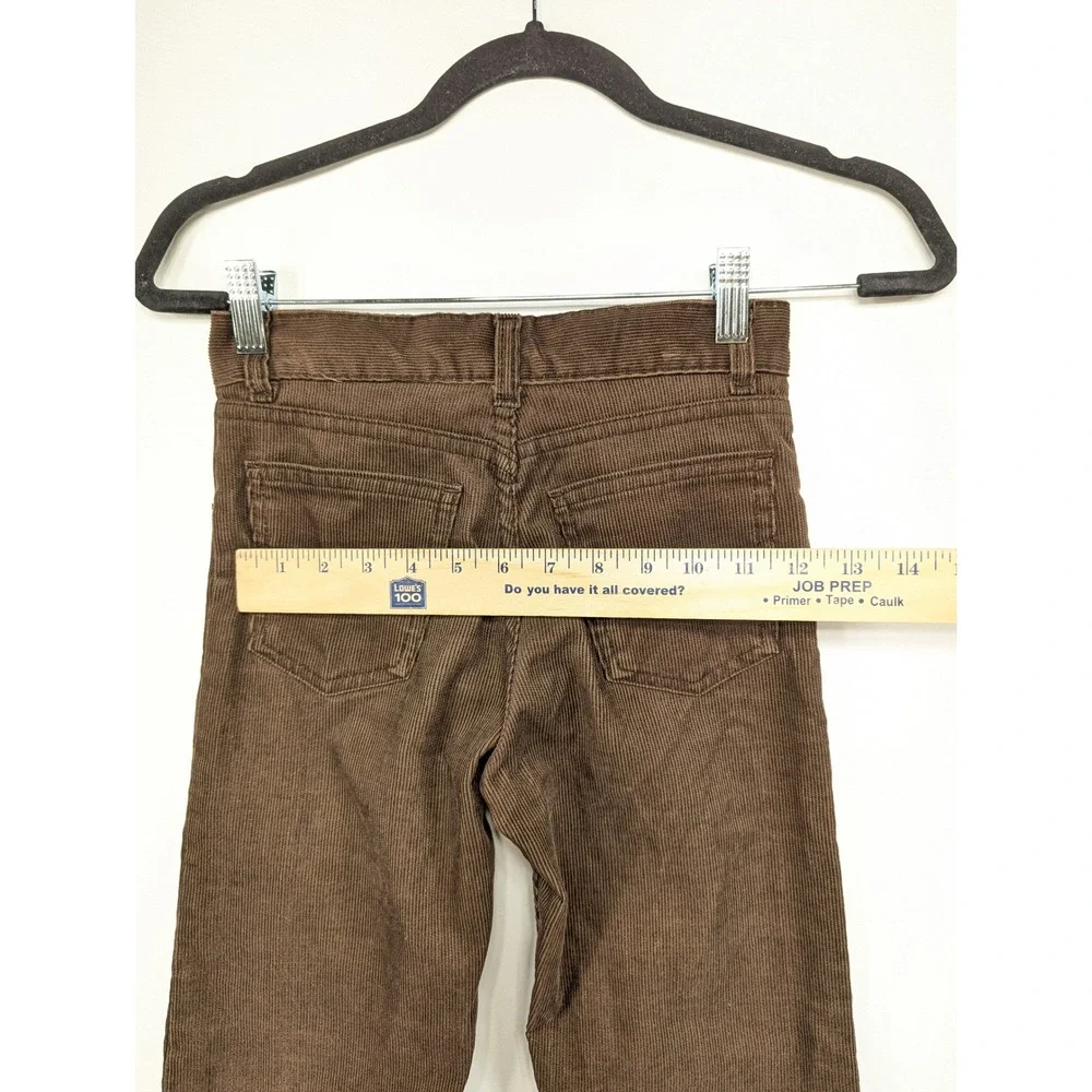 Boys Sears Perma‎ Prest Corduroy Pants Brown Size 10 Regular